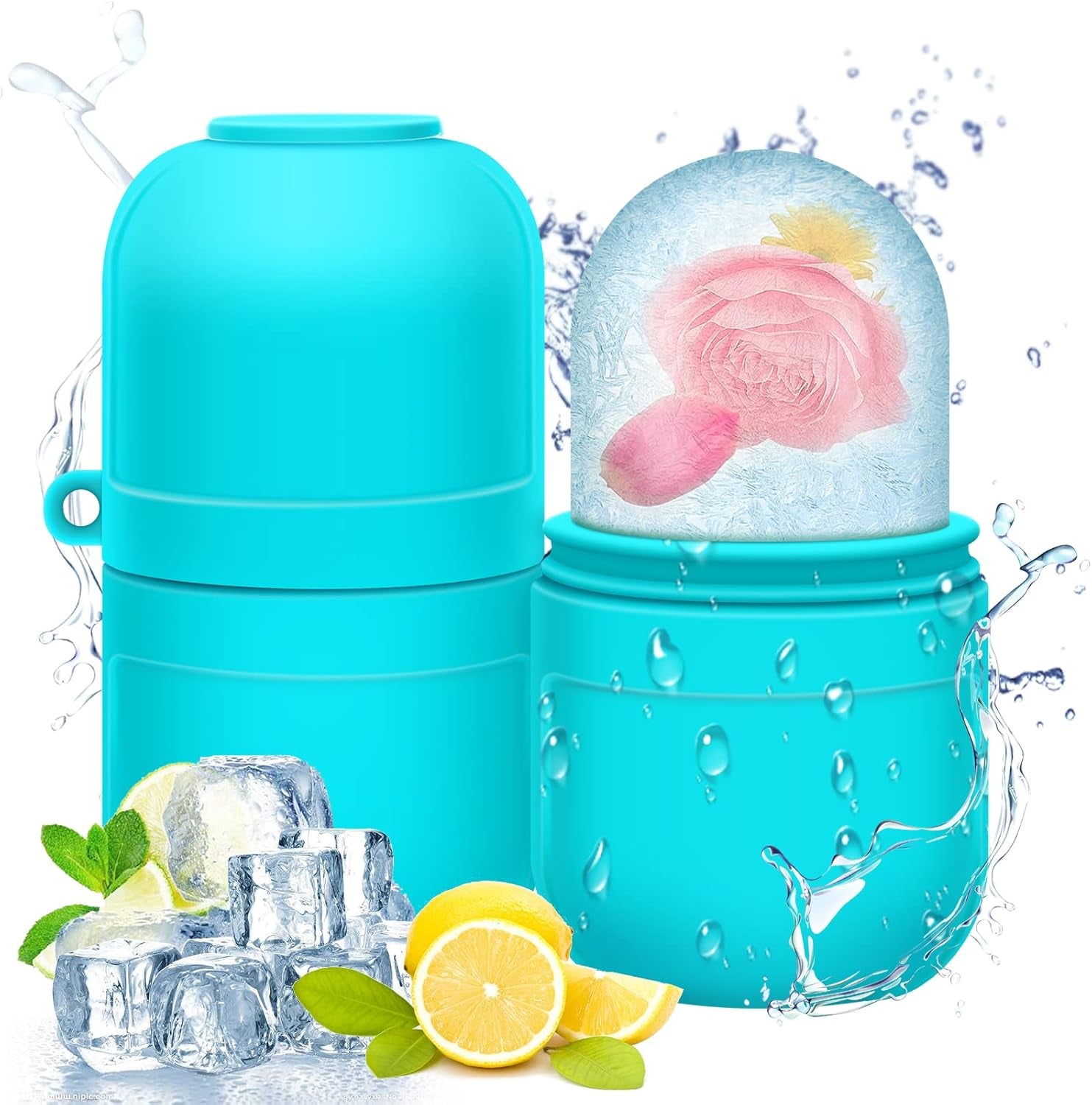 Ice Face Roller and Gua Sha Set for Tightens and Shrinks Pores Relief Eye Puffiness Birthday Gifts for Her Women Beauty Skincare Face Gua Sha Stone Massager Tools Products